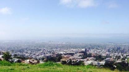 Góc nhìn từ trên Laurence National Lab xuống vịnh San Francisco