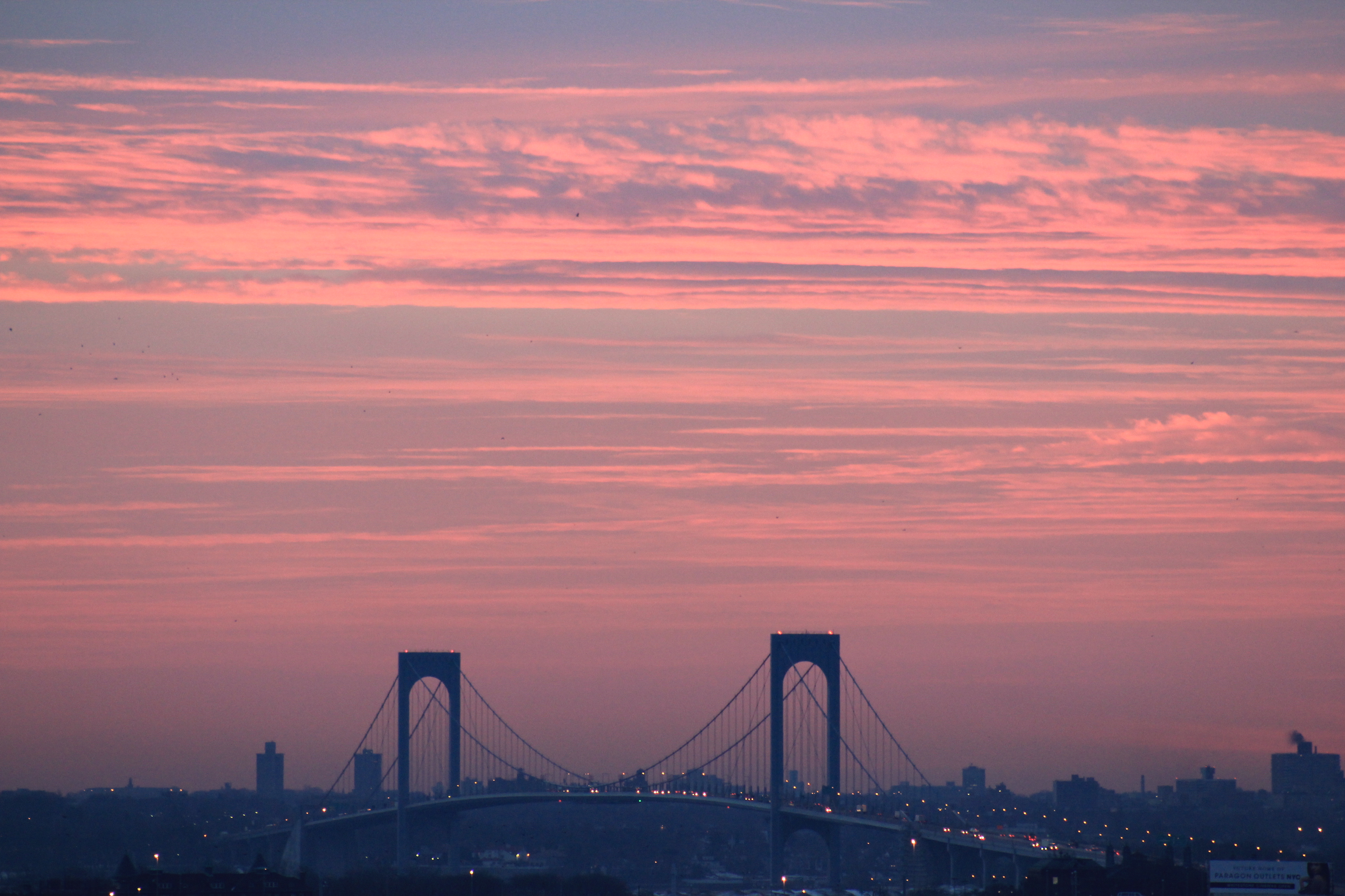 Bridge over the sunrise