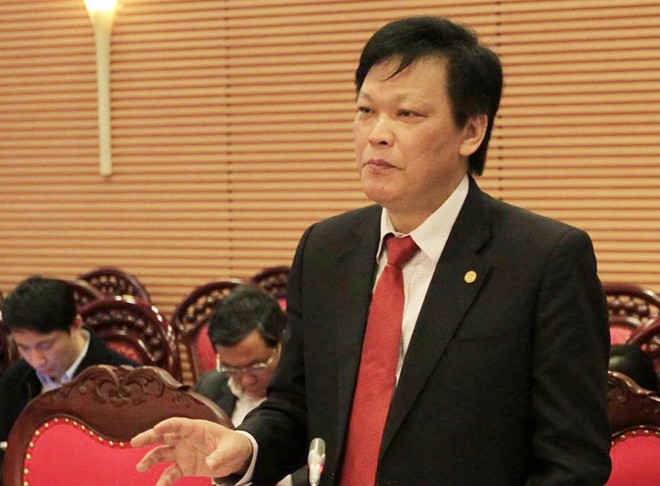 Thứ trưởng Bộ Nội vụ Nguyễn Duy Thăng phát biểu tại phiên giải trình sáng 29/12 tại Hà Nội. Ảnh: Nguyễn Trường.