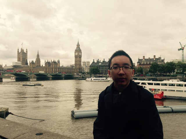 Anh Nguyễn Vinh Hiển, hiện đang theo học cao học chuyên ngành Kinh tế chính trị tại trường Đại học La Haye, Hà Lan.