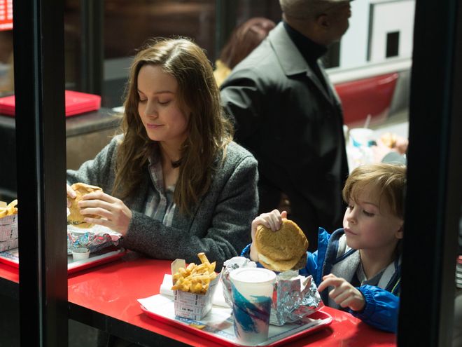 In this image released by A24 Films, Brie Larson, left, and Jacob Tremblay appear in a scene from the film, "Room." The movie opened in U.S. theaters on Oct. 16, 2015. Nominations for the 22nd annual Screen Actors Guild Awards in six film and eight television categories will be announced on Wednesday morning, Dec. 9, 2015, in Los Angeles.  (A24 Films via AP)  ORG XMIT: CAET351