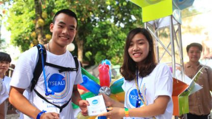 Youth get to know about YSEALI and register as a YSEALI member