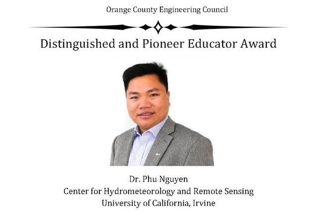 Giáo sư Việt được Quận Cam vinh danh “Nhà giáo dục xuất sắc và tiên phong năm 2019”
