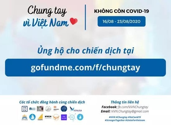 Cộng đồng người Việt khắp thế giới “Chung tay vì Việt Nam” đẩy lùi Covid-19