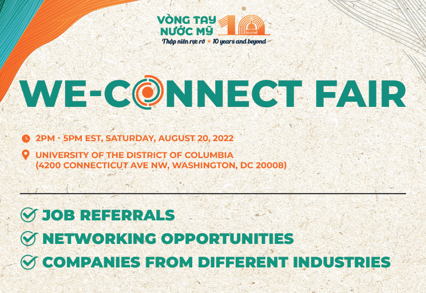 WE Connect Fair – Cơ hội kết nối chuyên gia đến từ những tập đoàn hàng đầu và tổ chức quốc tế